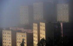 Unos edificios de Santa Coloma de Gramanet, a las afueras de Barcelona, fotografiados el 16 de noviembre de 2012