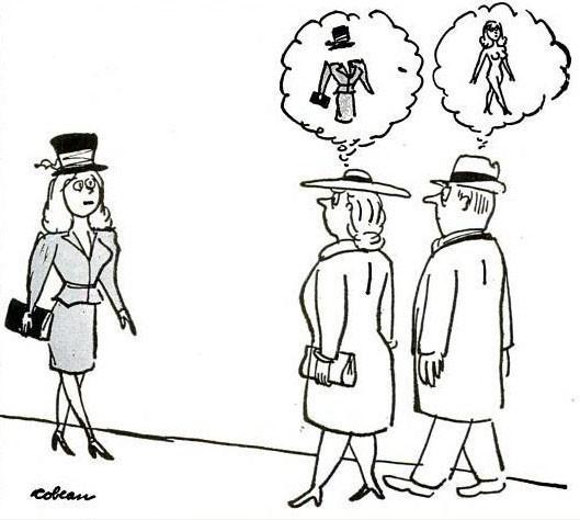 Cuando miras a otra, tu mujer se da cuenta