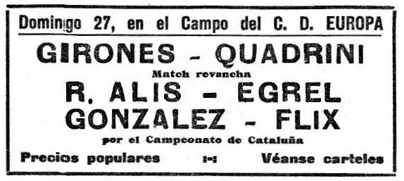 BARCELONA...JOSEP GIRONÈS, BOXEADOR DEL BARRIO DE GRÀCIA, BARCELONA ,NACIÓ EL 28 DE AGOSTO 1904-MÉXICO,MURIÓ EL  8 DE FEBRERO DE 1983...4-06-2013...