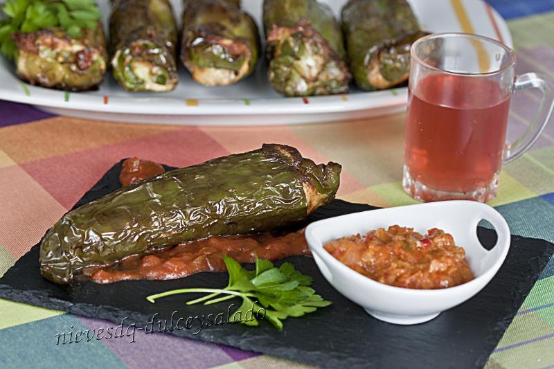 PIMIENTOS RELLENOS DE TORTILLA