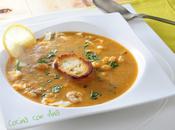 Sopa rape gambas