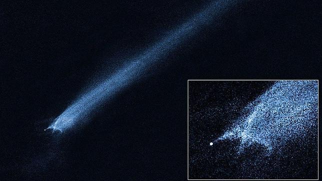 Fotografían un asteroide con una cola de un millón de kilómetros