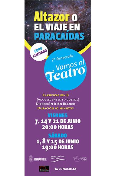 2° Temporada de Vamos al Teatro “Altazor o el Viaje en Paracaídas”