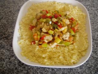 COUS-COUS CON POLLO Y VERDURAS