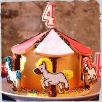 La fiesta de Nora - Tarta Tiovivo