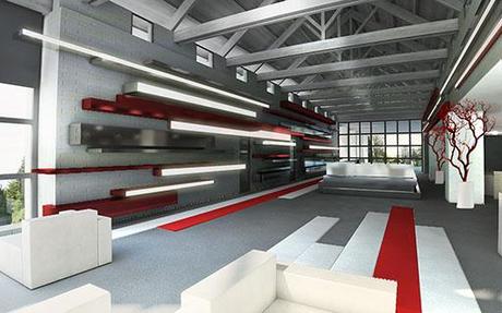 A-cero presenta un proyecto de interiorismo para un Club de Golf en Madrid