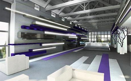 A-cero presenta un proyecto de interiorismo para un Club de Golf en Madrid