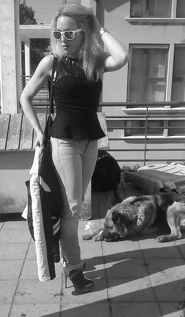 Black and Neon Green Jacket