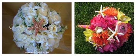 Ramos de Novia Originales (II) Ramo novia playa_con flor