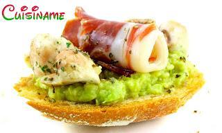 montaditos, tapas originales, recetas originales, recetas caseras, recetas de cocina, jamón ibérico, guacamole, humor