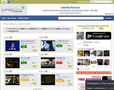 Lyrics Gaps. Una manera divertida de aprender idiomas con música