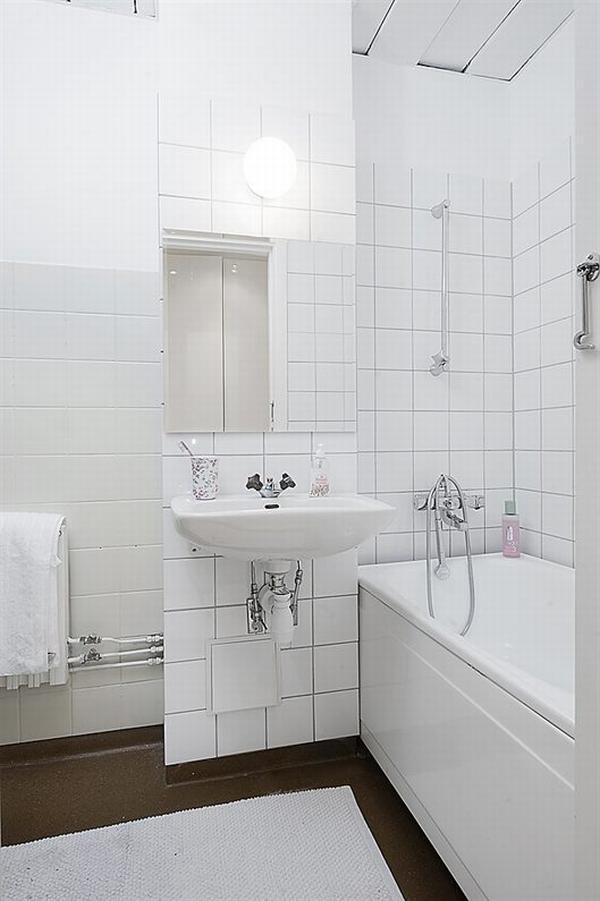 clean white small apartment interior design 16 Simple and Elegant White Apartment 