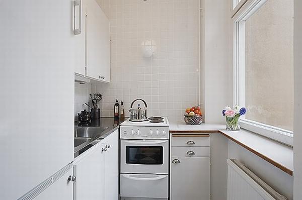 clean white small apartment interior design 12 554x368 Simple and Elegant White Apartment 