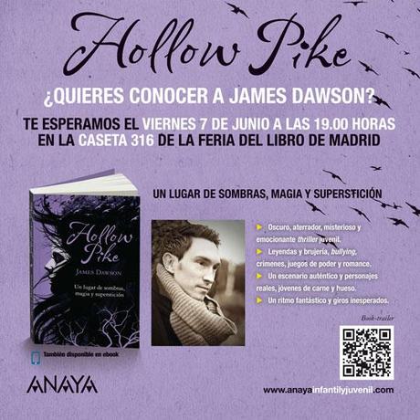 ¡¡El escritor de HOLLOW PIKE en Madrid!!