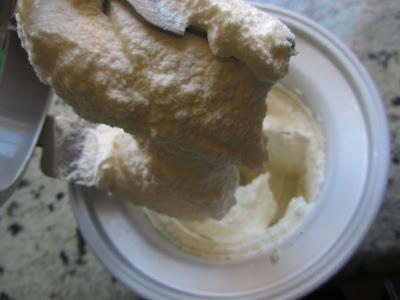 Helado de leche merengada