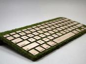 teclado ecológica hecha madera musgo!