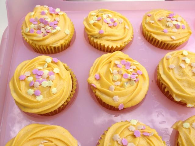 Cupcakes de mango