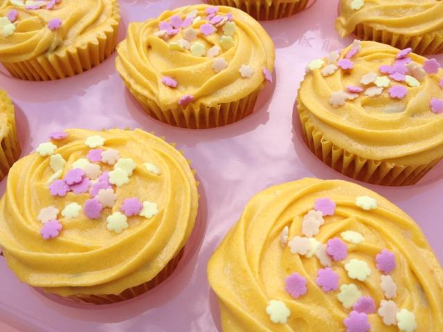 Cupcakes de mango