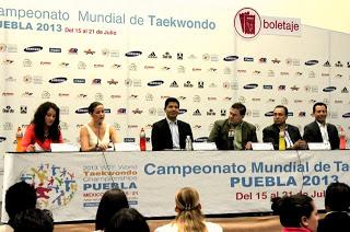 Samsung, presentador oficial del Campeonato Mundial de Taekwondo, Puebla 2013, da a conocer el boleto oficial del evento deportivo