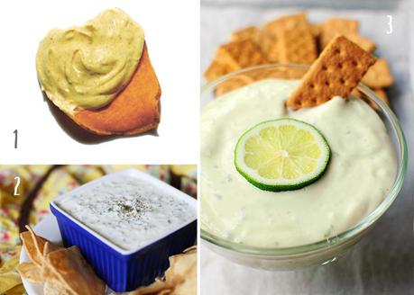 Recetas aperitivos . dips HomePersonalShopper entrantes picotear queso tapas pinchos