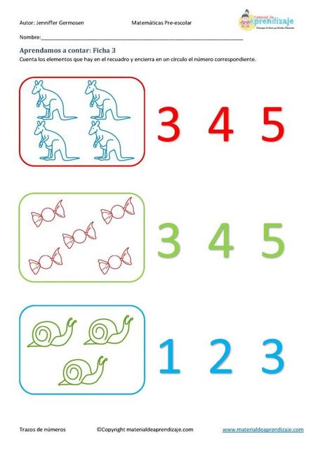 Aprender a contar 3