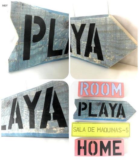 Carteles de madera handmade