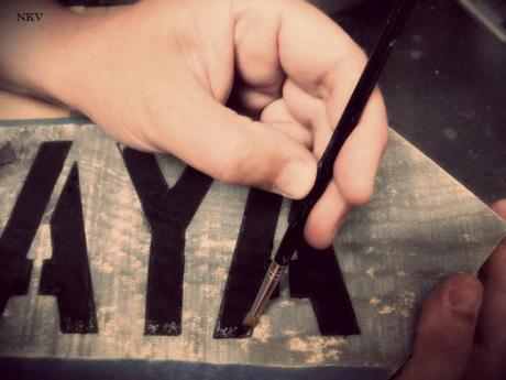 Carteles de madera handmade