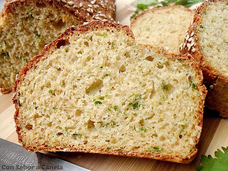 Pan de salvado de avena con cilantro