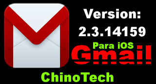 Nueva actualizacion Gmail para iPhone y iPad en 
