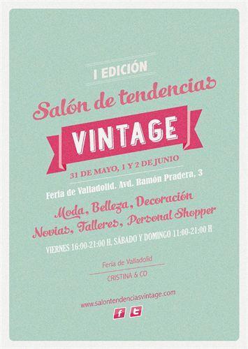 Dias de Feria: hoy nos vamos al Salón de Tendencias Vintage y al DIY Show