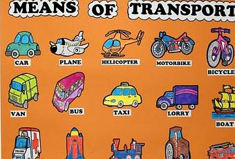 Medios de transporte en inglés - Paperblog