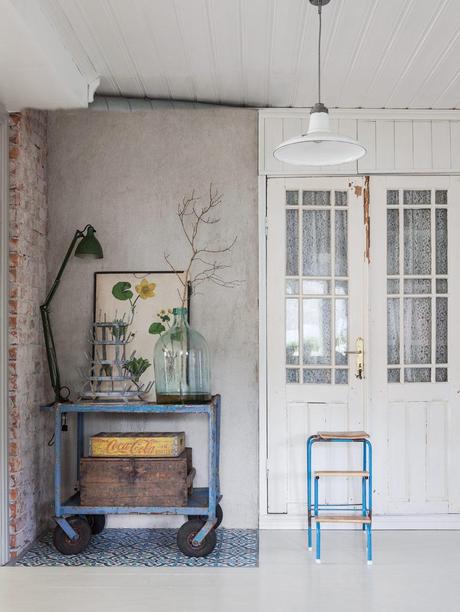 Cocina vintage-industrial