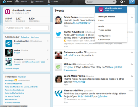 ubuntizando twitter 050613 175612 4 años en twitter como @ubuntizando