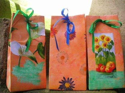 Ideas para reciclar las bolsas de papel (Conviertelas en un detalle especial)