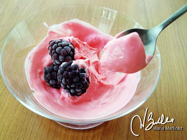 Helado de fresa Dukan Ataque: Recetas Dieta Dukan