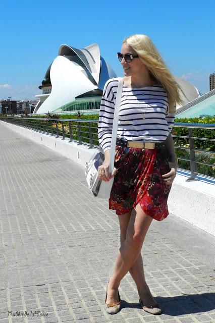 Mix de rayas y flores