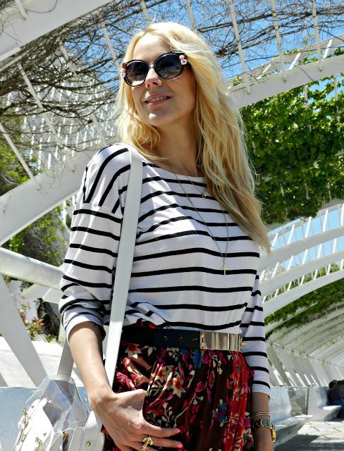 Mix de rayas y flores