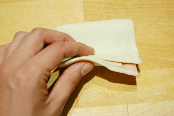 Napolitanas de jamón y queso caseras fáciles