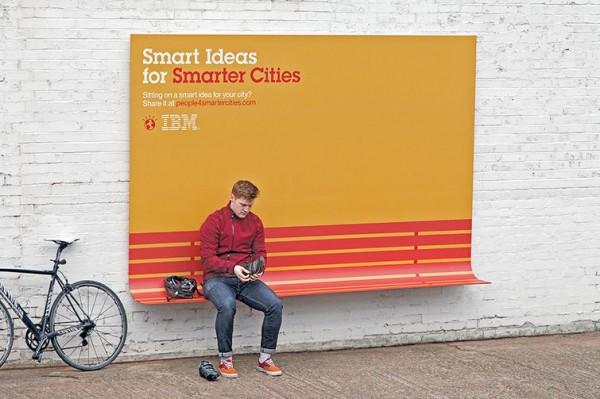 IBM Smarter Cities gente muestra comercialización ambiente exterior 3