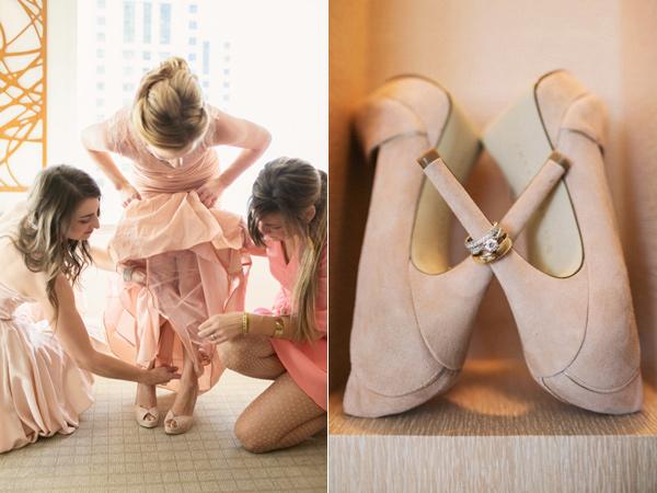 Romántica boda con una novia de color!