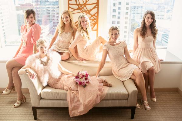 Romántica boda con una novia de color!