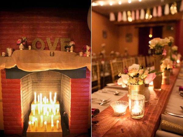 Romántica boda con una novia de color!