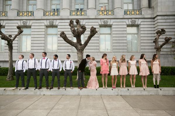 Romántica boda con una novia de color!