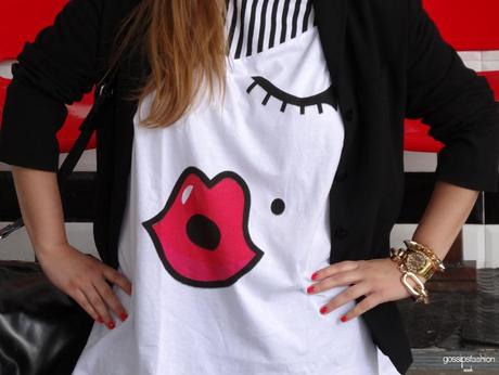 look choies en blanco y negro olga gigirey gossips fashion week gossipsfashionweek