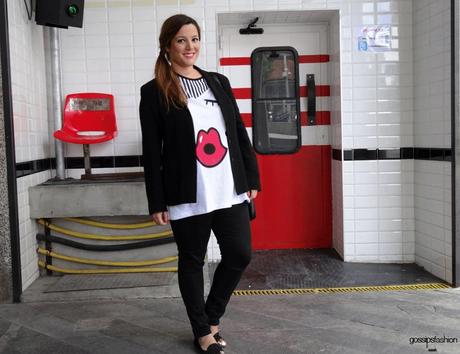 look choies en blanco y negro olga gigirey gossips fashion week gossipsfashionweek