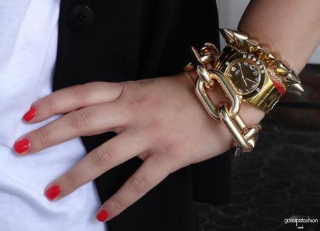 look choies en blanco y negro olga gigirey gossips fashion week gossipsfashionweek