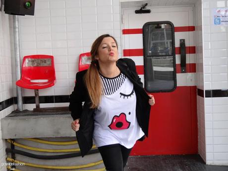 look choies en blanco y negro olga gigirey gossips fashion week gossipsfashionweek