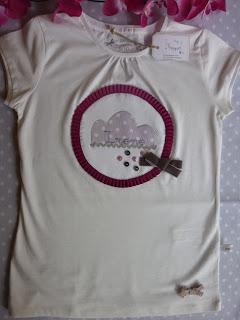 CAMISETA NIÑA NUBE