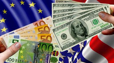 Cambiando euros a dólares