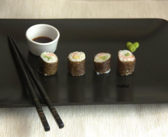 Sushi hecho con molde (sin esterilla)